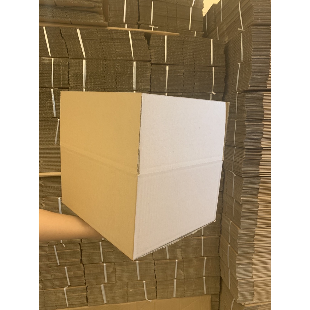 Set 10 hộp gói hàng quần áo, tài liệu 30x25x15 chất liệu bìa carton 3 lớp