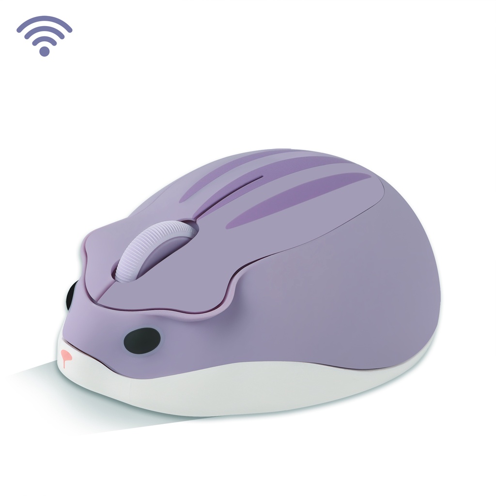 Chuột hamster không dây Mini Wireless USB Optical Mouse với thiết kế dễ thương 1600dpi / mini chuột sáng tạo chuột Hamster không dây