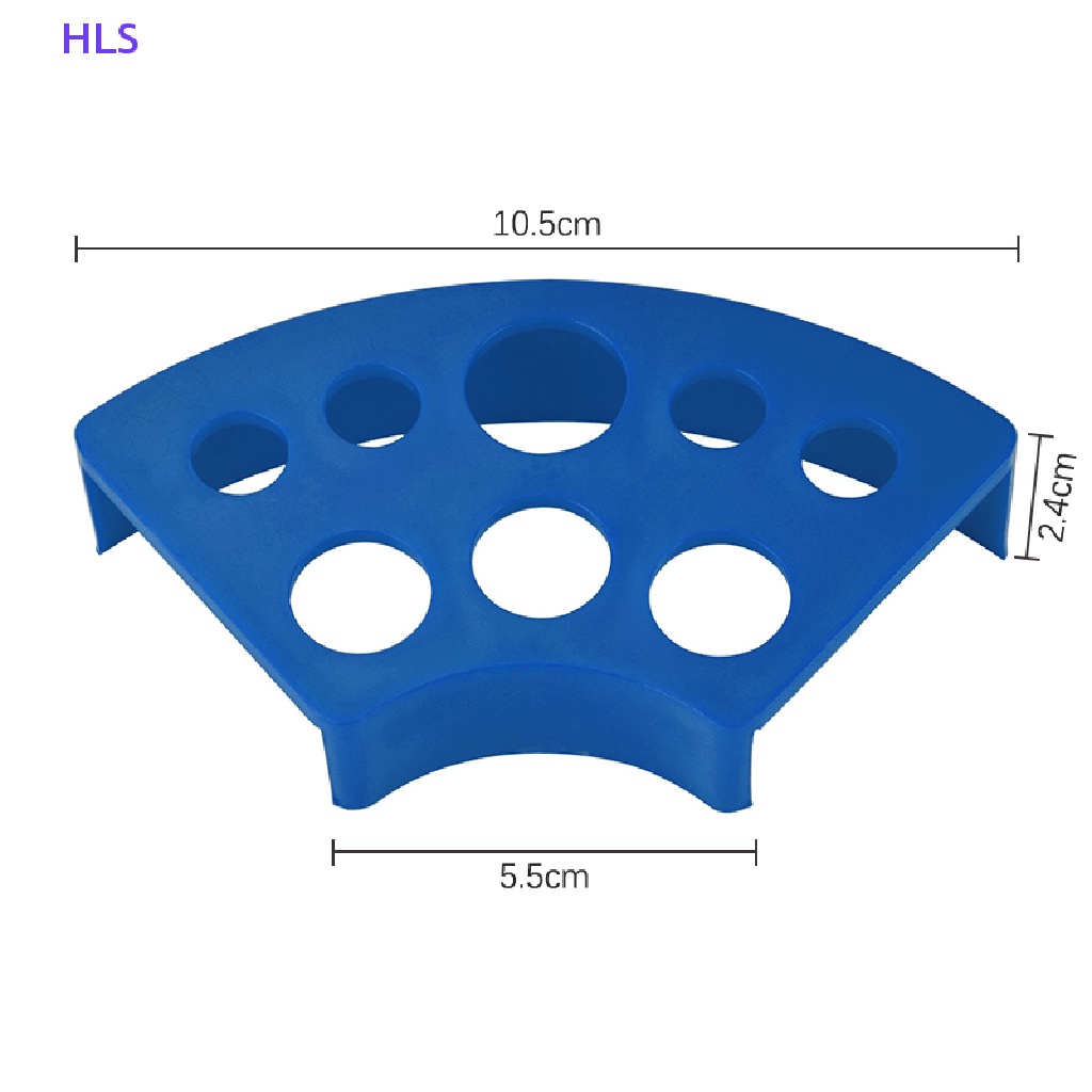 Giá Đỡ Cốc Mực Xăm 8 Lỗ Bằng Nhựa Tiện Dụng