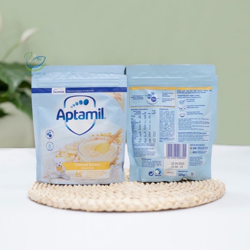 Bột ăn dặm Aptamil cho bé 4-6m+