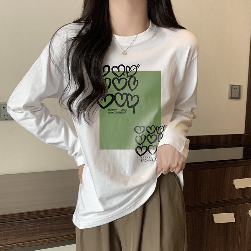 NRVP Áo Thun Nữ Dài Tay Thời Trang Hàn Quốc 2023