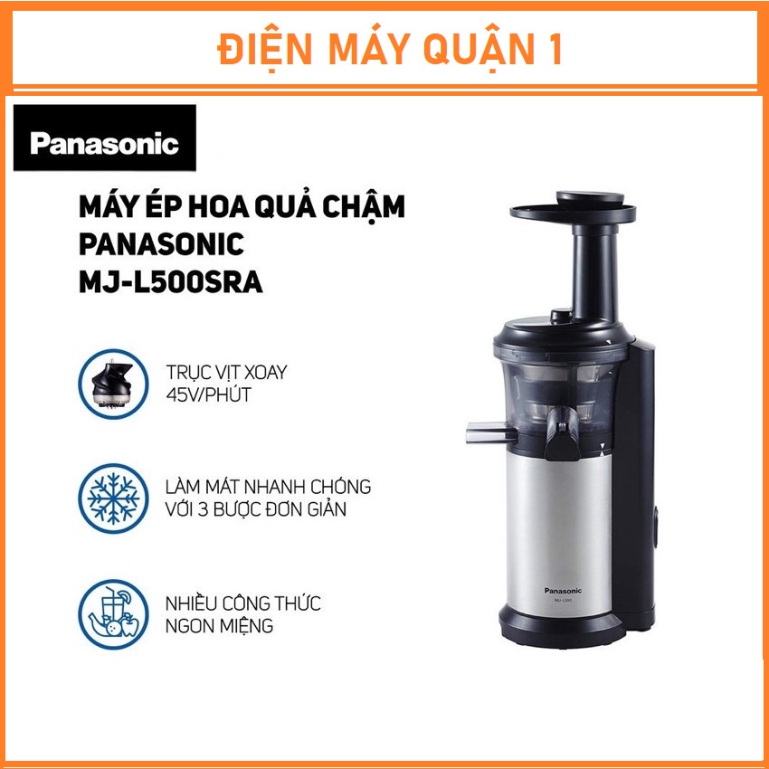 Máy Ép Chậm Panasonic MJ-L500SRA - Bảo Hành 12 Tháng