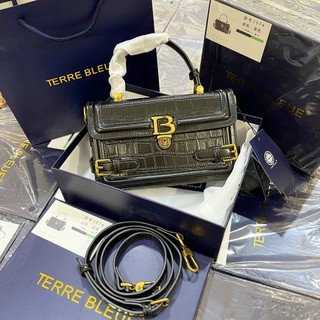 Túi xách tay +đeo chéo terre bleue hàng xuất âu full box size 2113cm