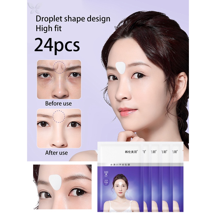 Bộ 24 miếng dán nâng cơ mặt VOGVIGO bằng EVA chống lão hóa nếp nhăn