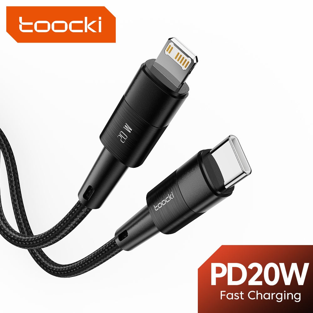 Cáp sạc nhanh TOOCKI Type C USB PD 2.4A 20w thông dụng