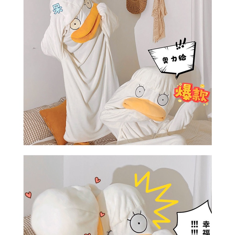 Bộ Đồ Ngủ Liền Thân In Hoạt Hình Gintama Elizabeth Vui Nhộn Thời Trang Mùa Đông Cho Các Cặp Đôi