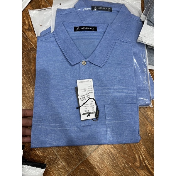 Áo cổ Bẻ Nam Trung niên hàng quảng châu dáng suông nhiều mẫu