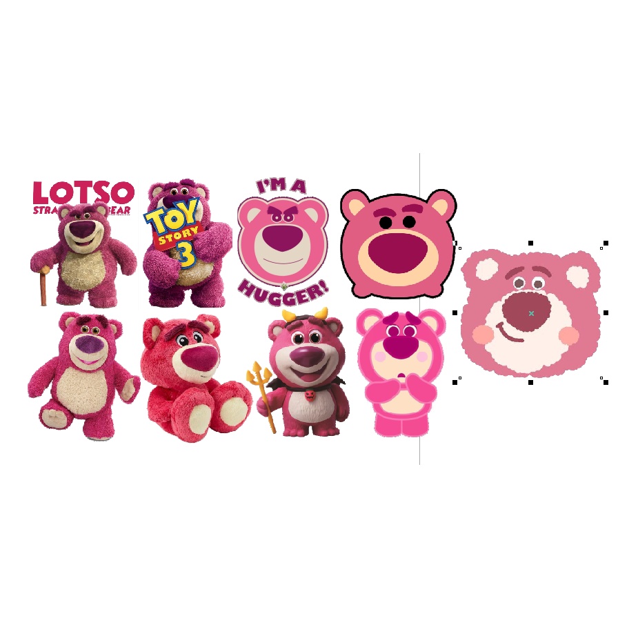 Hình Ủi Nhiệt, Decal Nhiệt KTS - Hình Lotso - Poseidon.est2019