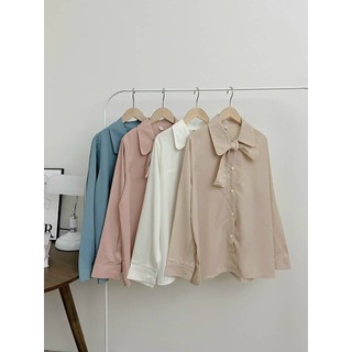 áo sơ mi kiểu cổ bèo FREESHIP