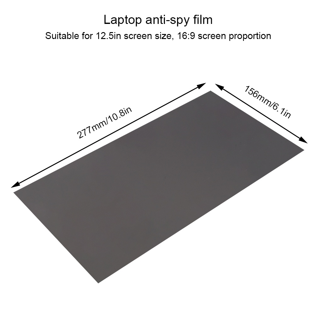 Miếng Dán Màn Hình Chống Nhìn Trộm 12.5 Inch 16: 9 Cho Máy Tính