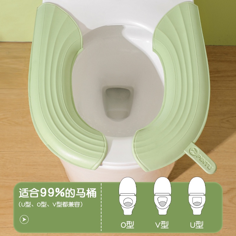 Đệm EVA Dày Lót Bệ Ngồi Bồn Cầu Di Động Chống Nước Chống Bẩn Có Thể Mang Đi Được
