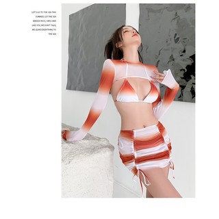 { New Arrival } Set bikini sexy loang màu