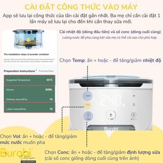 Máy pha sữa Burabi [BẢO HÀNH CHÍNH HÃNG]
