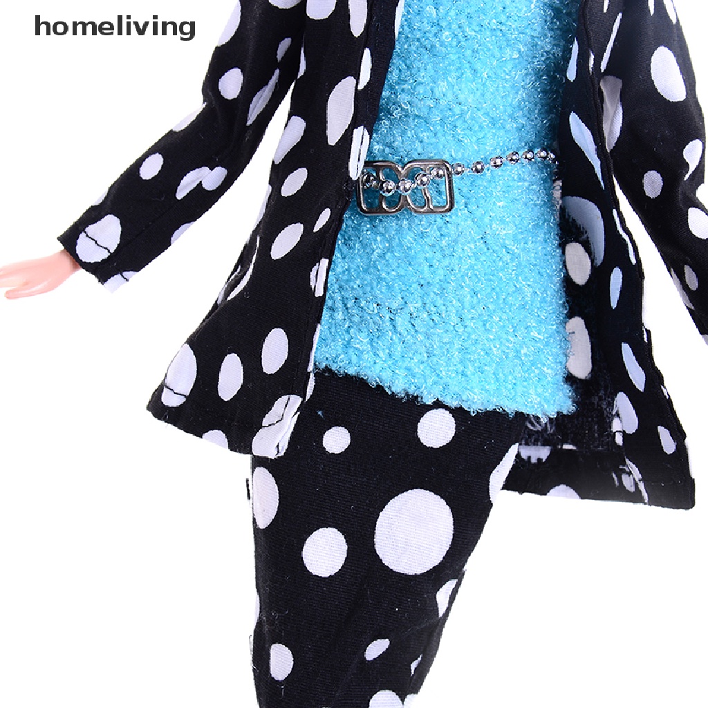 Bộ 5 Món Áo Khoác + Túi + Nón Cho Búp Bê Tỉ Lệ 1 / 6 11 '' 30cm