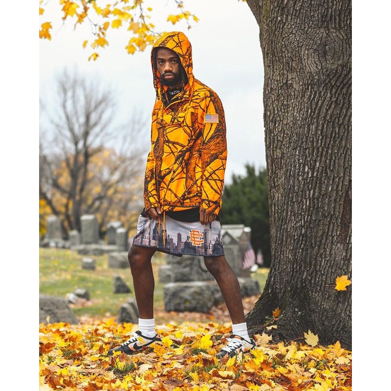 Eric Emanuel EE Quần Ngắn Tập Thể Hình Cơ Bắp Phong Cách Mỹ