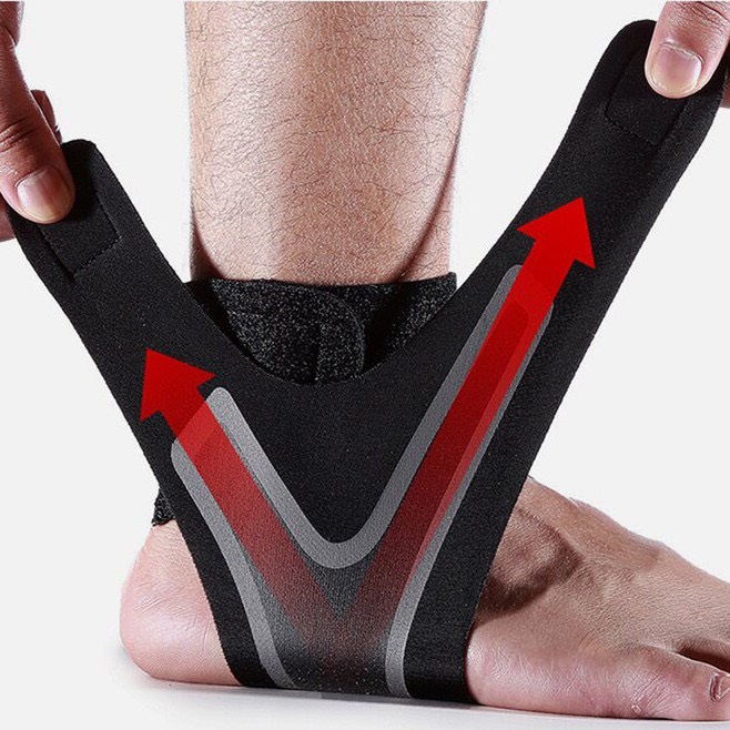 Băng Cổ Chân, Đai Quấn Bảo Vệ Mắt Cá, Bó Cổ Chân Tập Gym Thể Thao, Đá Bóng Bóng Rổ, Bóng
