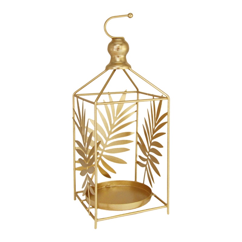 Giá Đỡ Nến Bằng Kim Loại Mạ Vàng Sang Trọng Phong Cách Bắc Âu