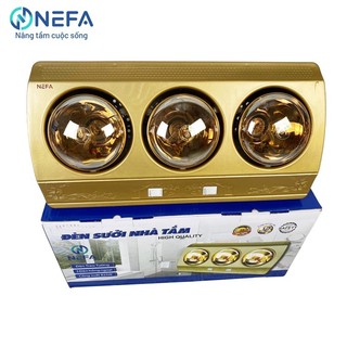Đèn sưởi nhà tắm 3 bóng Nefa