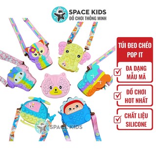 Túi đeo chéo pop it cho bé gái, túi pop it đeo chéo cho trẻ em nhiều mẫu