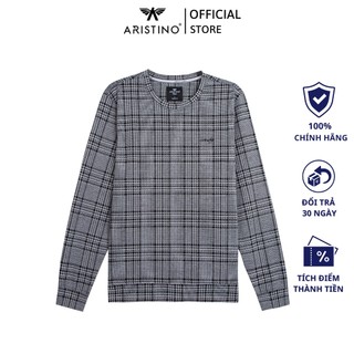 Áo dài tay sweat shirt aristino thiết kế cổ tròn basic, màu sắc đa dạng - asw005w2