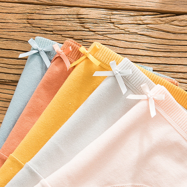 Quần nót nữ cotton vải mềm viền ren KIMCHIBIKINI quần ship nữ cạp to siêu đẹp đáy kháng khuẩn QL008