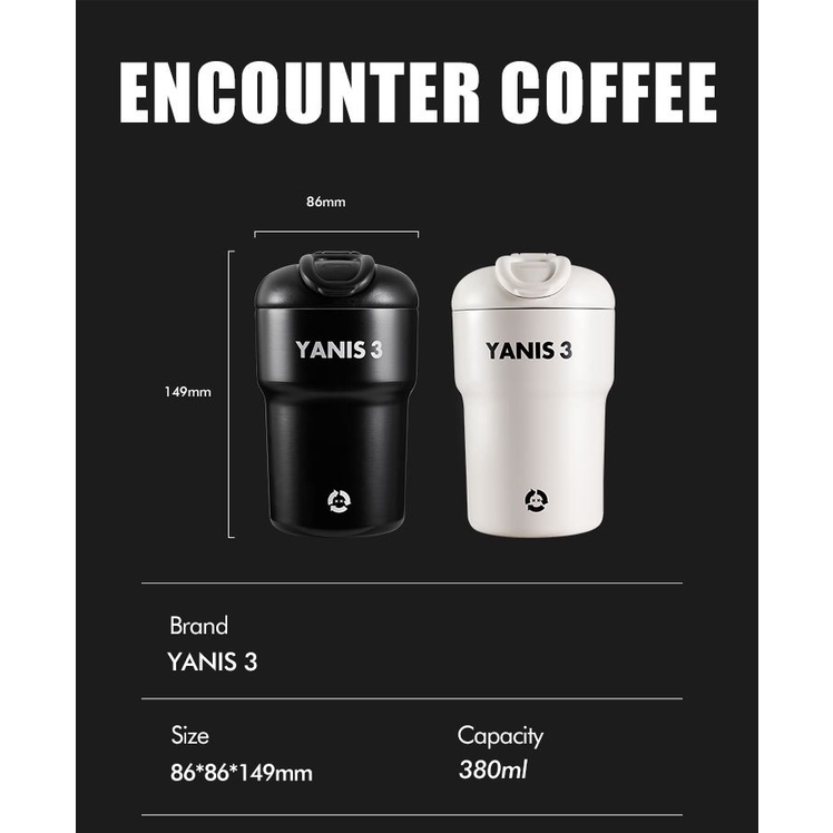 Bình giữ nhiệt inox316 cao cấp Yanis3 380ml