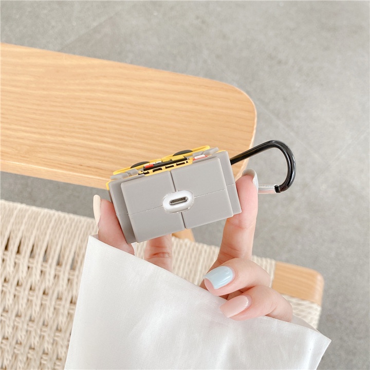 Case Airpods 1/2/3/Pro ROBOT Biết Yêu, Ốp Airpods Dễ Thương và Phong Cách - Mã TZAP319