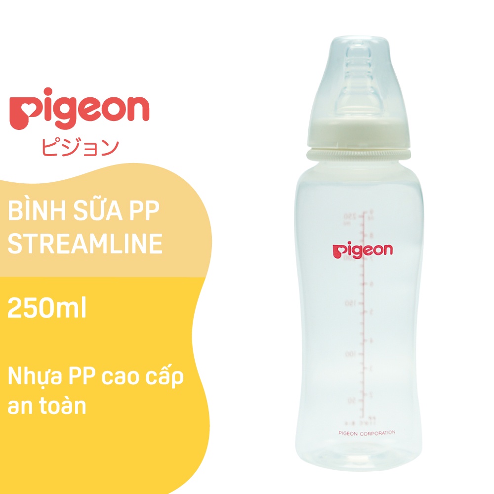 Bình sữa PP Streamline Pigeon 150ml/ 250ml