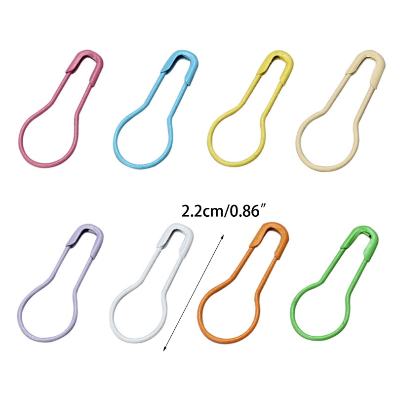 Aoto Ghim Kim Loại Đánh Dấu Bóng Đèn Nhiều Màu Sắc Hình Quả Lê Quả Bầu An Toàn May Vá Thủ Công Ma