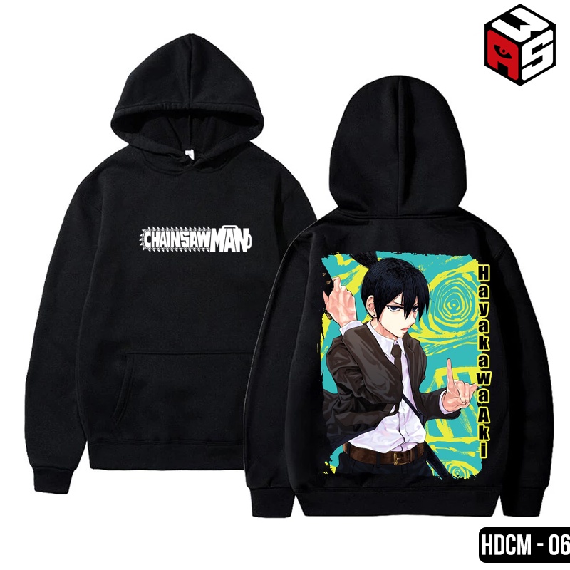 Áo hoodie Chainsaw man, áo khoác in hình chainsawman denji makima power aki mẫu mới chất liệu nỉ bông cực ngầu