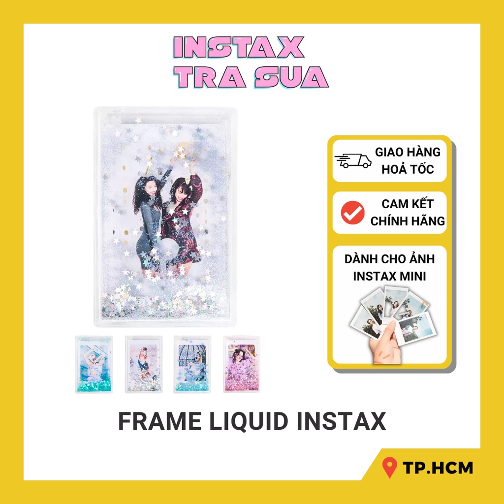 Liquid Frame - Khung ảnh để bàn kim tuyến dành cho film instax Mini