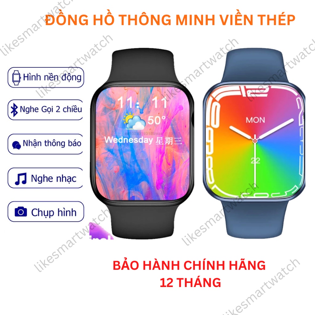 Đồng Hồ Thông Minh T700S Tràn Viền Khung Thép Cao Cấp, Smart Watch T700S Nghe Gọi Trực Tiếp