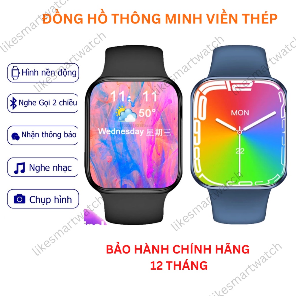 Đồng Hồ Thông Minh T700S Tràn Viền Khung Thép Cao Cấp, Smart Watch T700S Nghe Gọi Trực Tiếp
