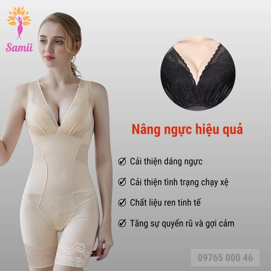 Áo gen toàn thân định hình eo giảm mỡ bụng sau sinh xuất Nhật