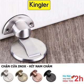 Chặn Cửa - Kingler, Hít Nam Châm Thông Minh, Tiện Dụng Chống Va Đập Cửa,  An Toàn Cho Bé, Miếng Dán 3M Chắc Chắn, 1400