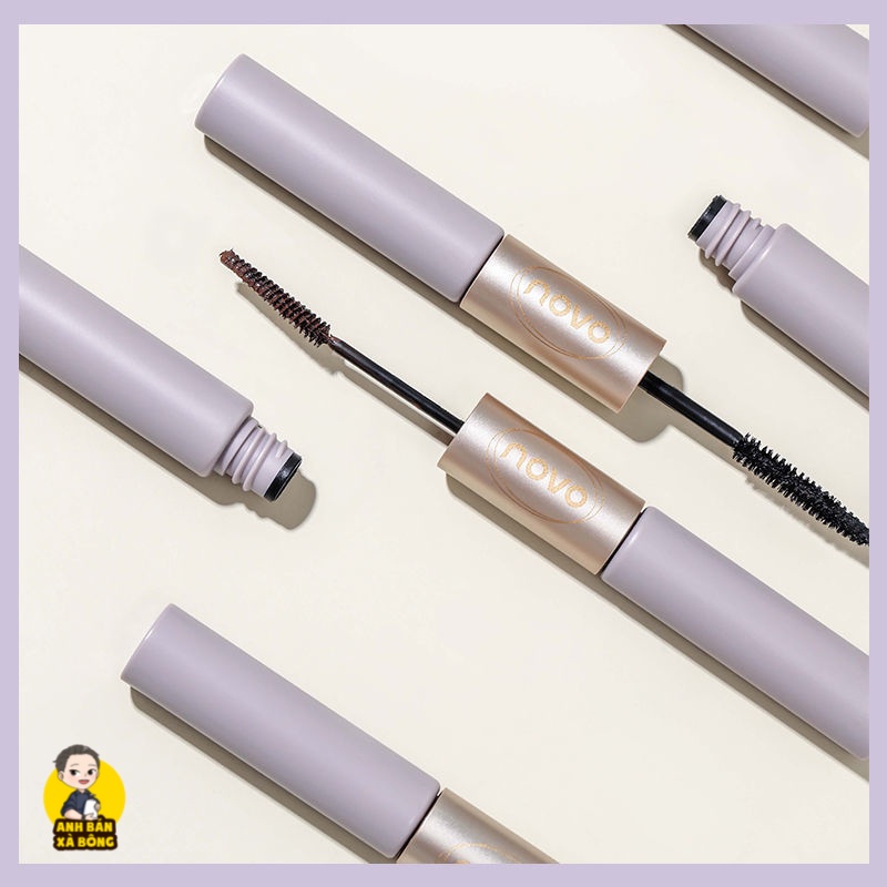 Mascara Hai Đầu NOVO Magic Eye Light Feather Double-ended Mascara 5562
