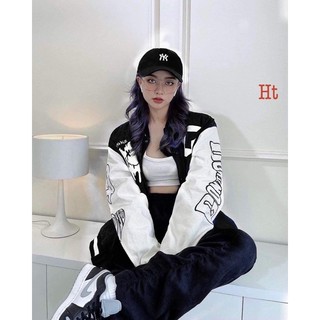 Áo bomber nỉ Gonz mặt cười H2A977
