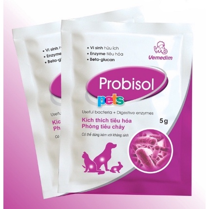 MEN TIÊU HÓA PROBISOL CHO CHÓ MÈO GÓI 5GR