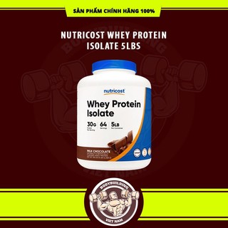 Nutricost whey protein isolate 5lbs-chính hãng-bổ sung protein chất lượng cao giúp xây dựng cơ bắp