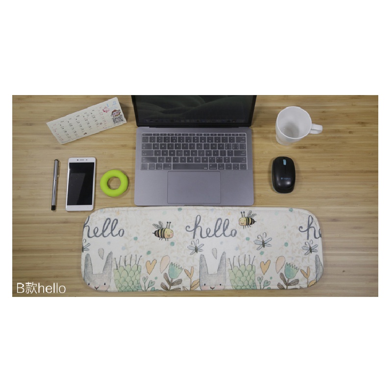 Đệm Xốp Lót Khuỷu Tay Và Bàn Phím Máy Tính Họa Tiết Hoạt Hình Dễ Thương