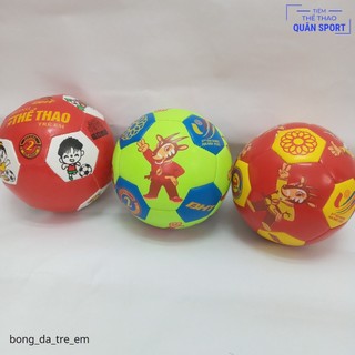 Quả bóng đá trái banh trẻ em size số 2 da PVC mềm mại an toàn phù hợp các bé từ 3 đến 6 tuổi