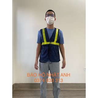 Áo gile lưới phản quang các màu