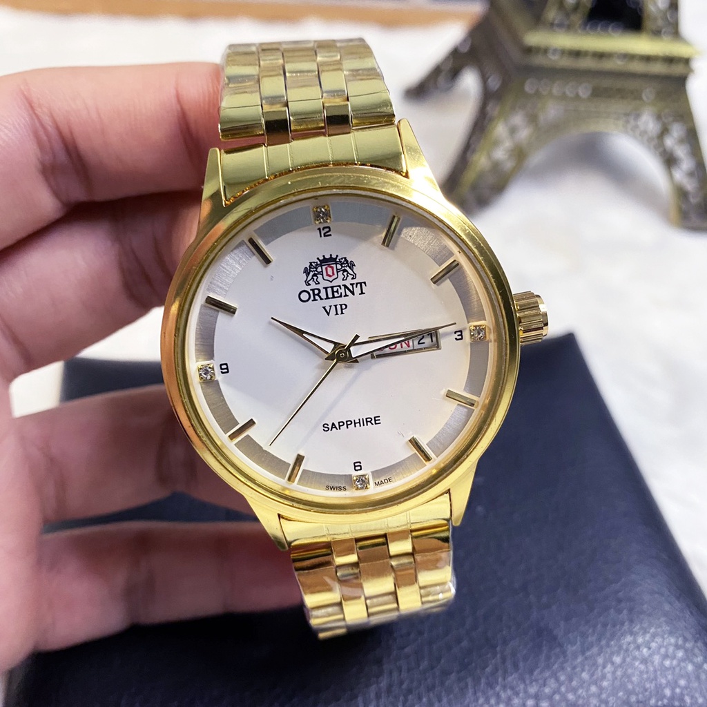 Đồng Hồ Nam Orient, Đồng hồ OR02 Nam, Dây thép đúc cao cấp, chống xước, chống nước thẻ bảo hành 12 tháng