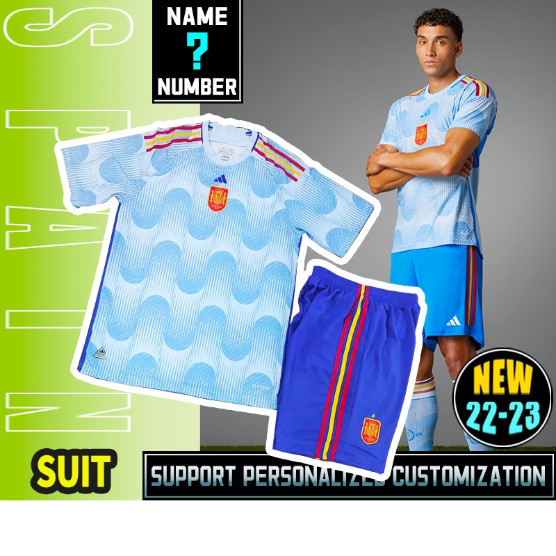 Bộ Quần Áo Bóng Đá Đội Tuyển Tây Ban Nha World Cup 22-23 S-2XL