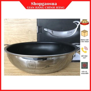 Chảo chống dính đáy liền 18/22/26cm 2 quai