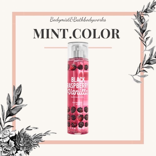 Xịt Thơm Toàn Thân Bath & Body Works BLACK RASPBERRY VANILLA-𝓜𝓲𝓷𝓽.𝓬𝓸𝓵𝓸𝓻-