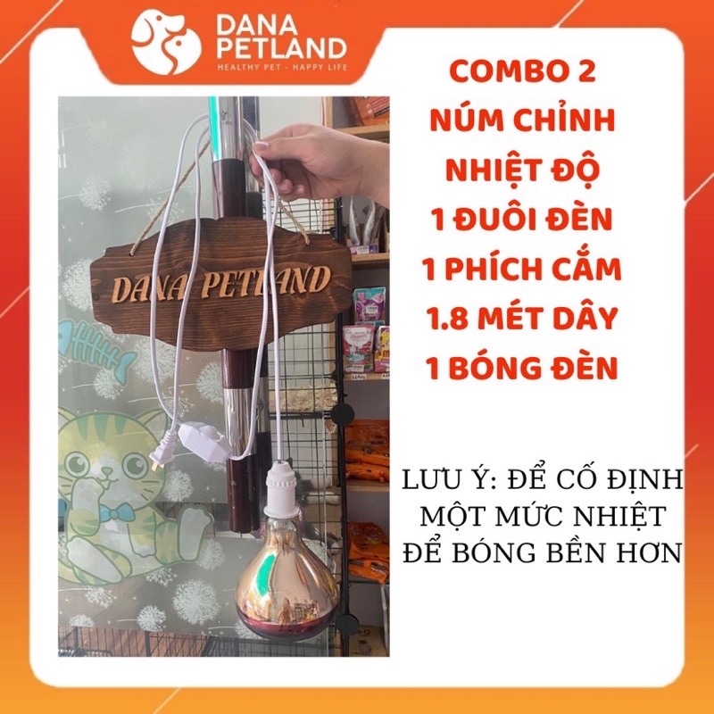 Bóng đèn sưởi hồng ngoại 250W cho chó mèo-BÓNG ĐÈN SƯỞI ẤM CHO CHÓ MÈO