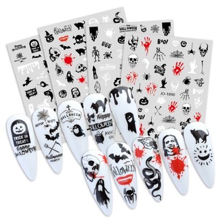 Sticker Halloween nails