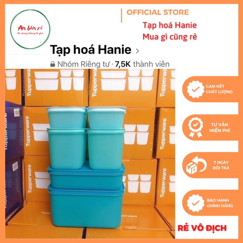 SET 6 HỘP FREEZERMATE NGĂN ĐÔNG TUPPERWARE CHÍNH HÃNG FULLBOX SẴN