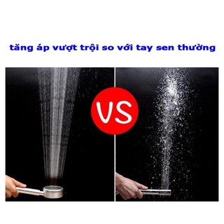 Bộ Bát Sen Tắm Nhôm Tăng Áp Massage Áp Lực Mạnh Chống Gỉ Cao Cấp QMS - Gia Dụng Huyền Phong
